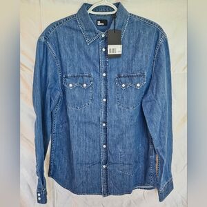 The Kooples denim blue shirt